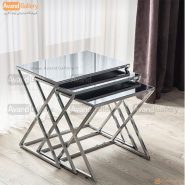 میز عسلی فلزی مدل ایکس